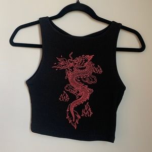 Princess Polly Dragon Crop Top